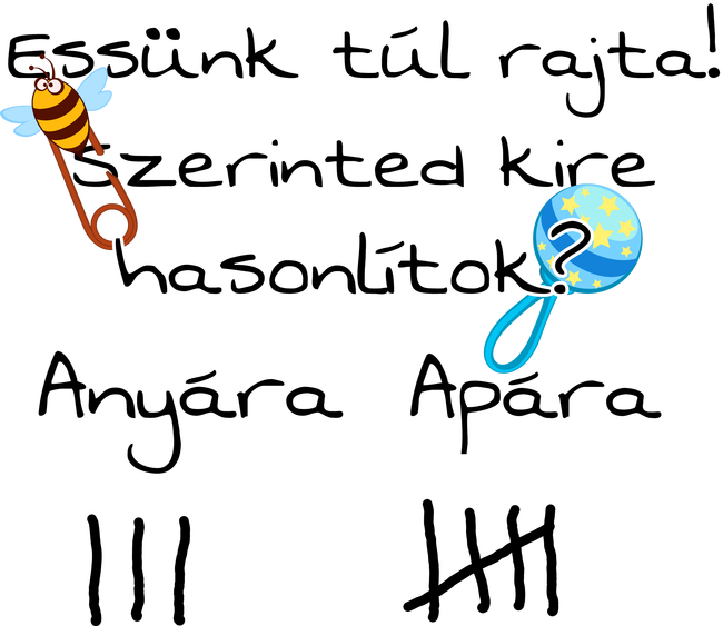 Kire hasonlítok? Kisfiú minta
