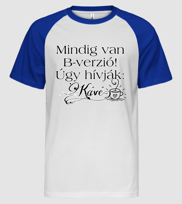  minta fehér/royal pólón