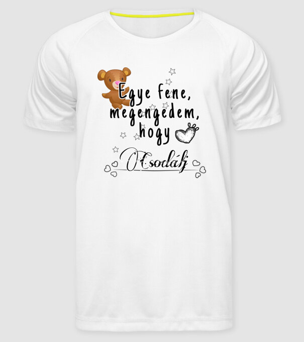  minta fehér pólón