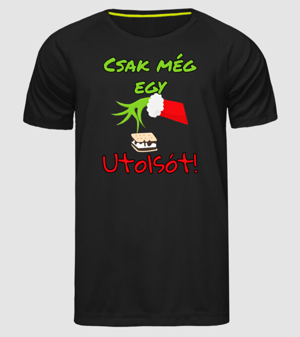  minta fekete pólón