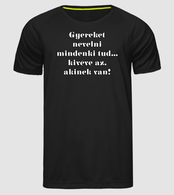  minta fekete pólón