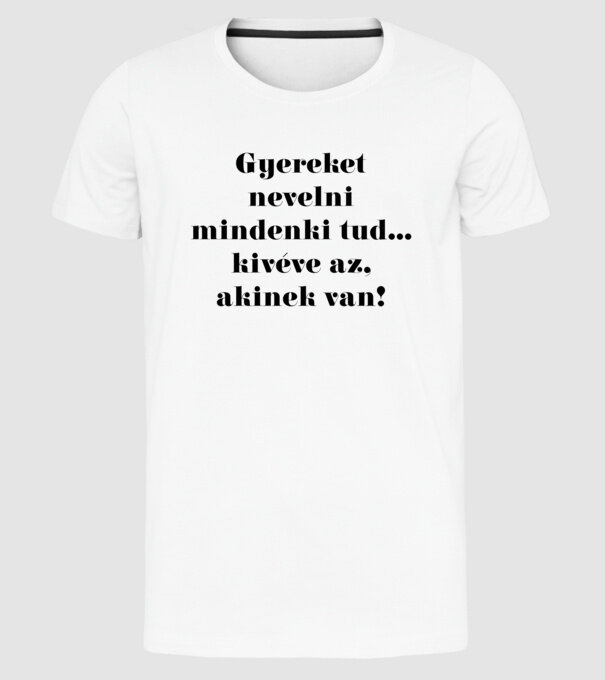  minta fehér pólón