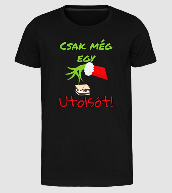  minta fekete pólón