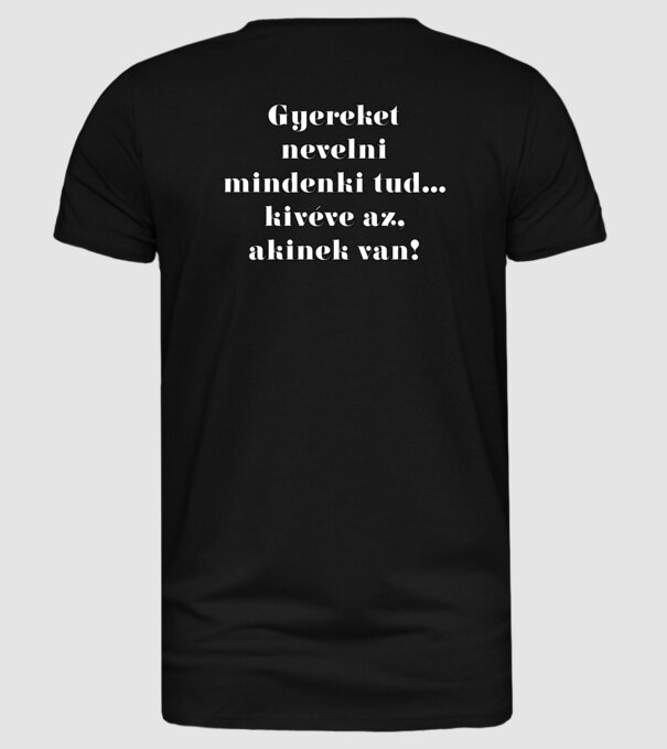  minta fekete pólón