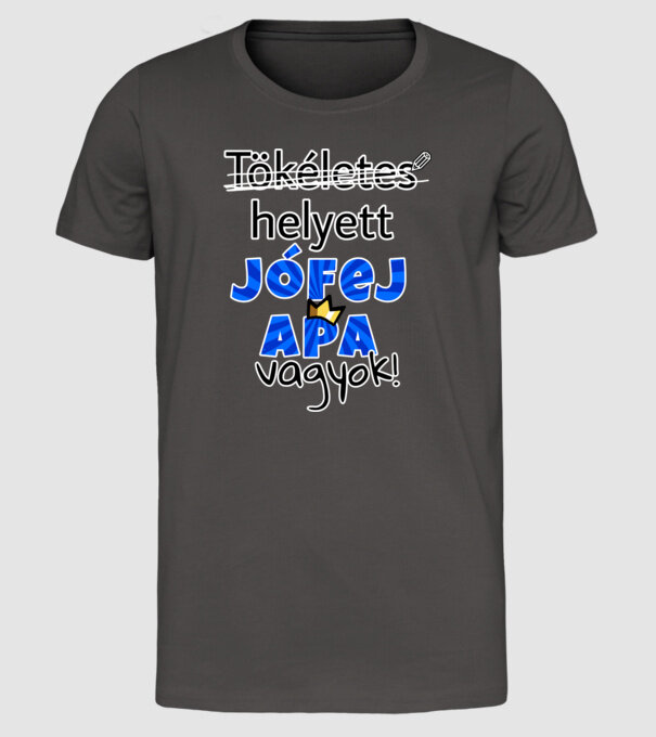  minta sötétszürke pólón