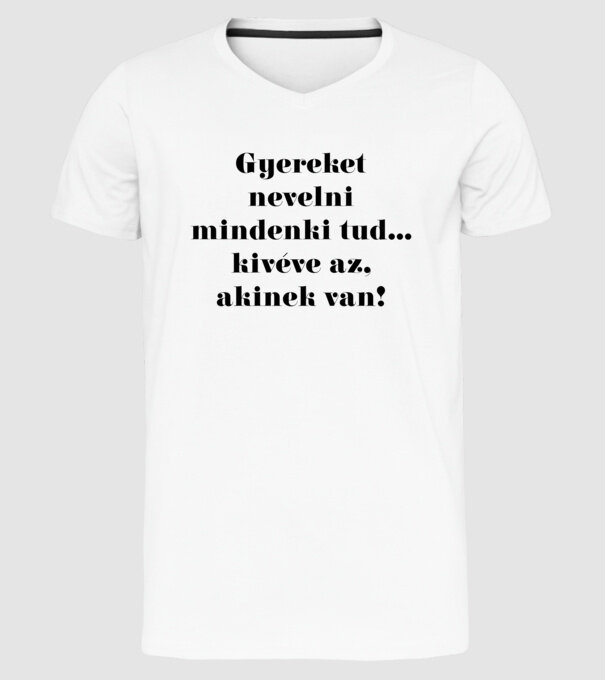  minta fehér pólón