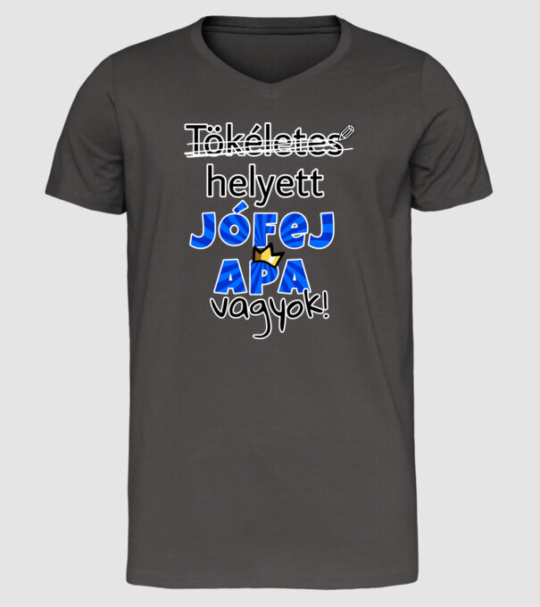  minta sötétszürke pólón