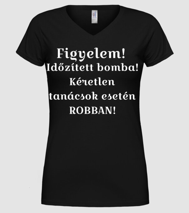  minta fekete pólón