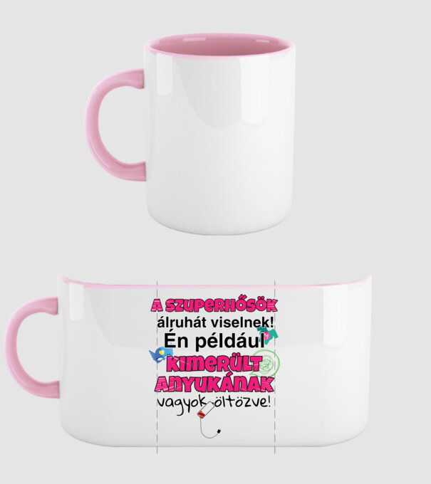  minta világos rózsaszín pólón