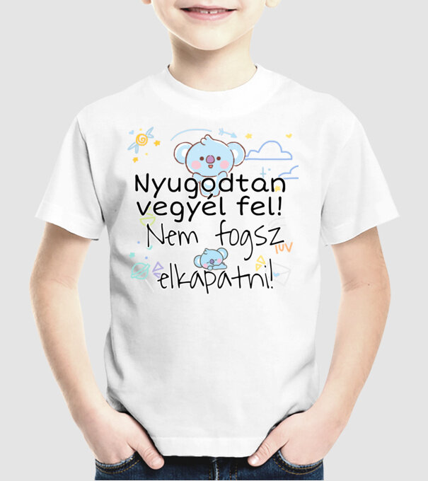  minta fehér pólón