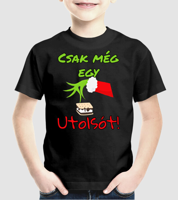  minta fekete pólón