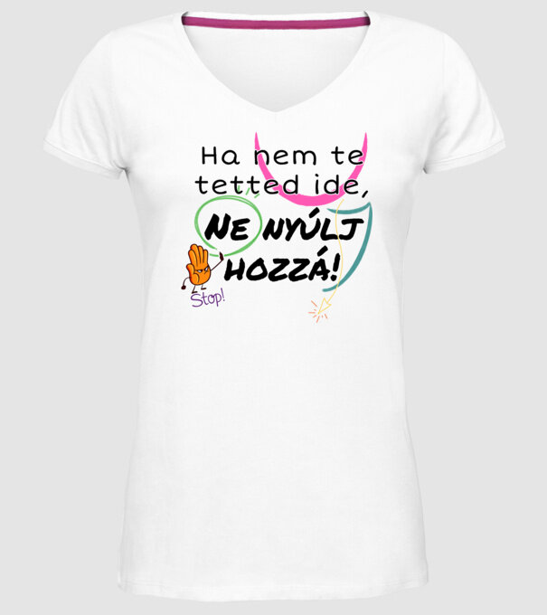  minta fehér pólón
