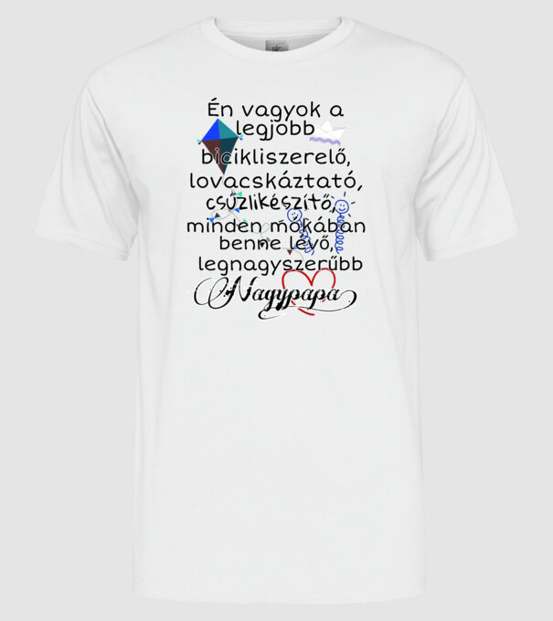  minta fehér pólón