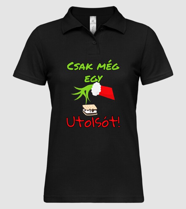  minta fekete pólón