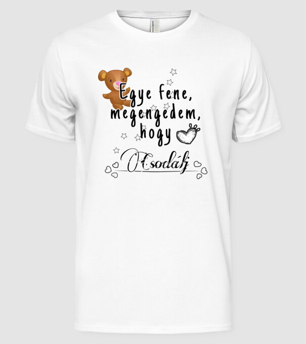  minta fehér pólón