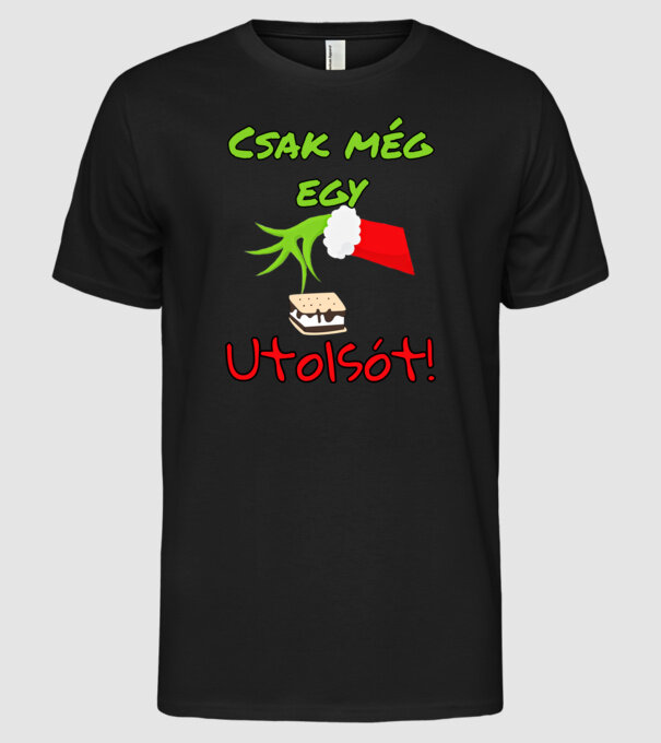  minta fekete pólón