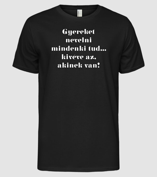  minta fekete pólón