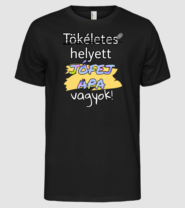  minta fekete pólón