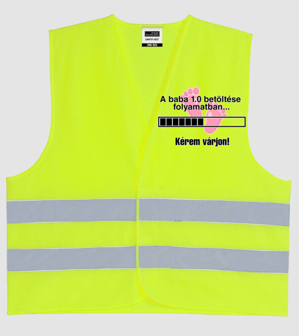  minta neonsárga pólón