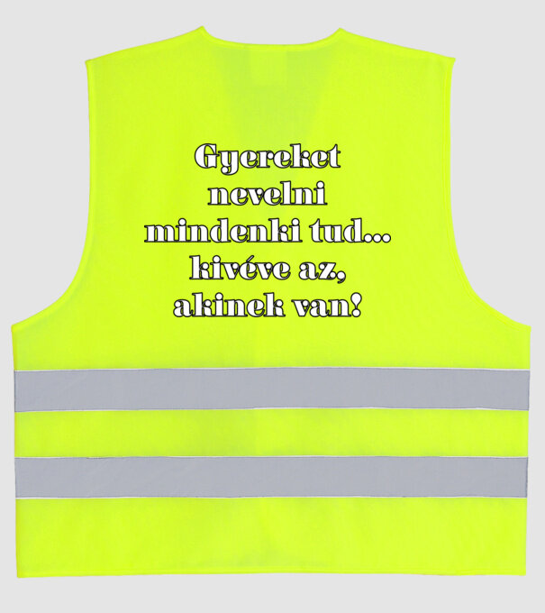  minta neonsárga pólón