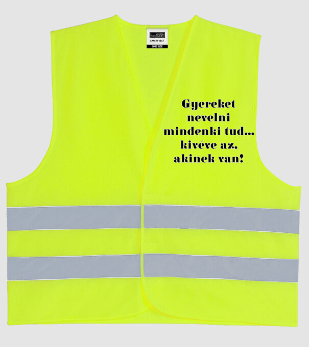  minta neonsárga pólón