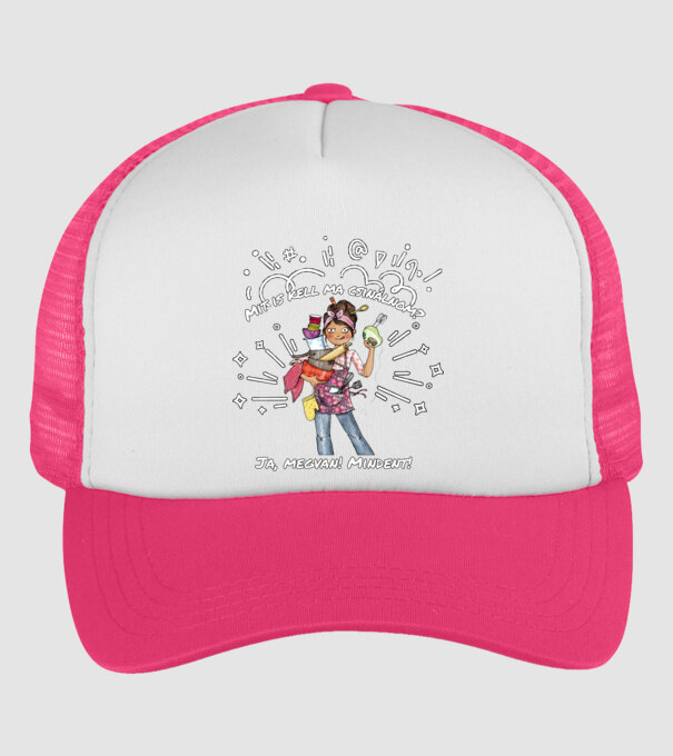  minta neonpink pólón