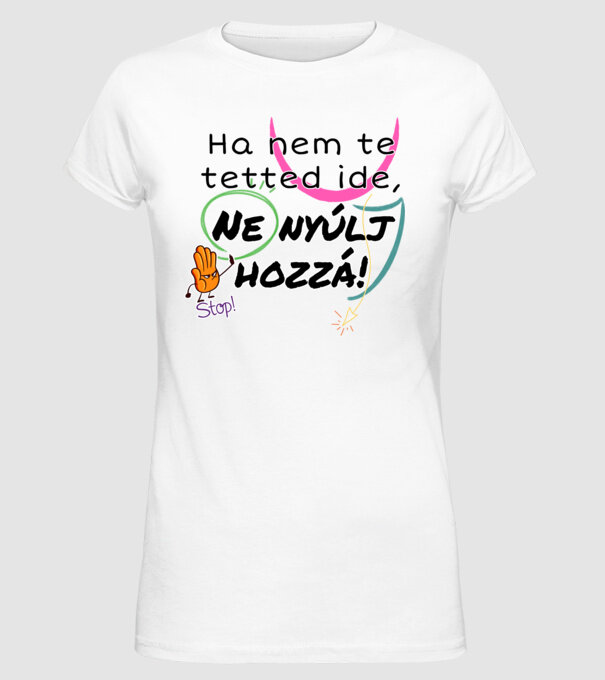  minta fehér pólón