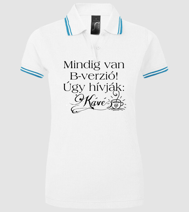  minta fehér pólón