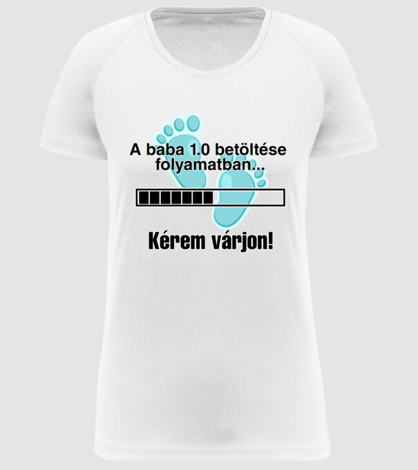  minta fehér pólón