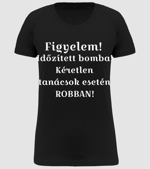  minta fekete pólón