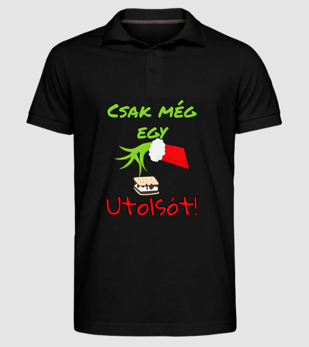  minta fekete pólón