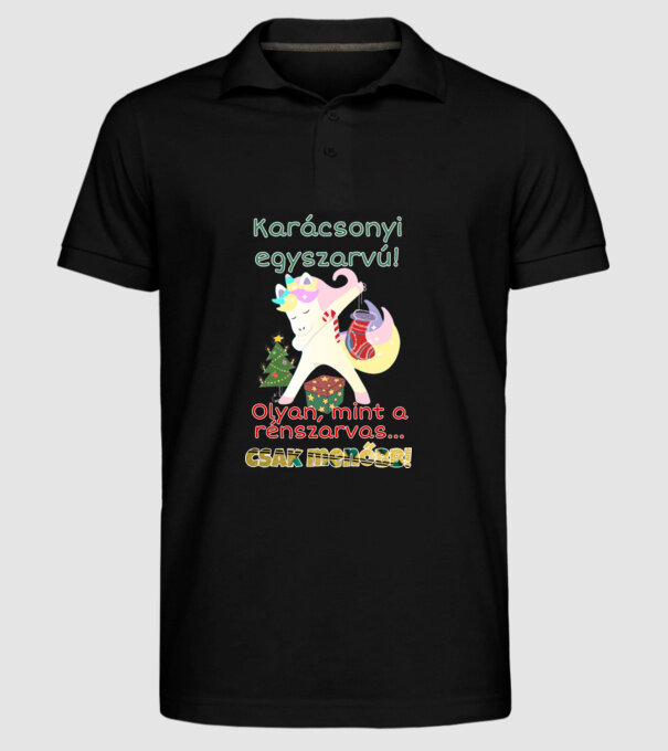  minta fekete pólón