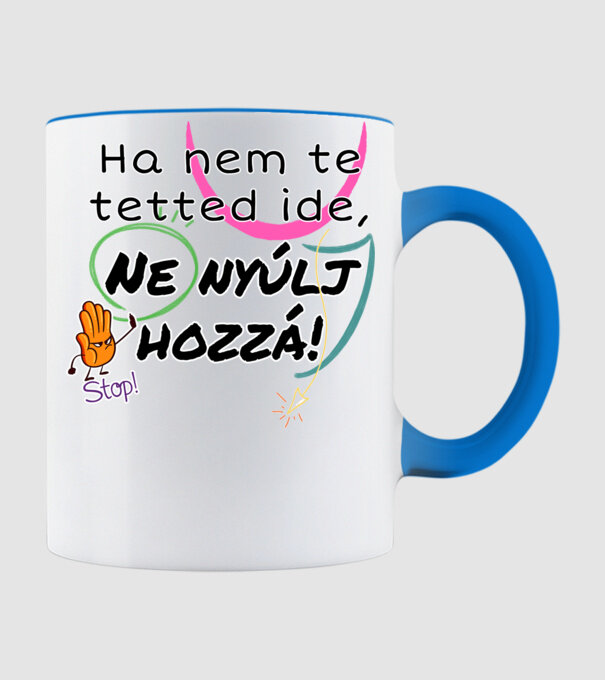  minta világoskék pólón